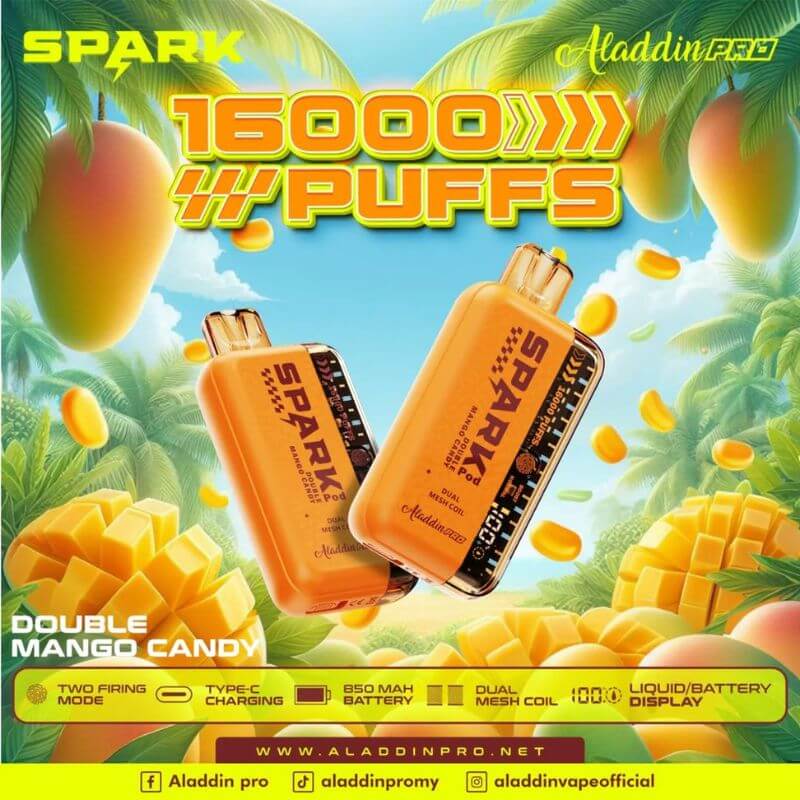 SGVape-ALADDIN-SPARK-16K-DOUBLE-MANGO-CANDY-SG-Vape-Party