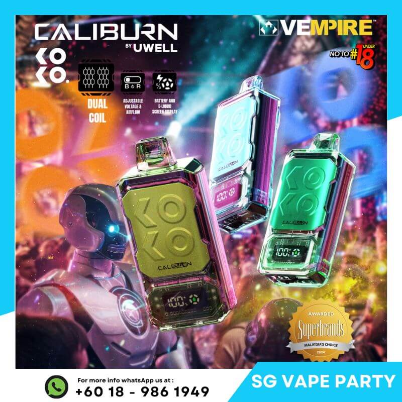 SGVape-CALIBURN-KOKO-12000-SG-Vape-Party