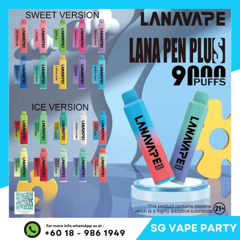 SGVape-LANA-PEN-PLUS-9000-PUFFS-SG-Vape-Party