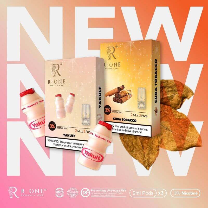 SGVape-R-ONE-PODS-YAKULT-AND-R-ONE-PODS-CUBA-TOBACCO-SG-Vape-SG-Party