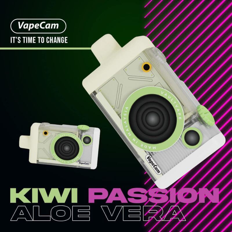 SGVape-VAPECAM 12000 KIWI PASSION ALOE VERA
