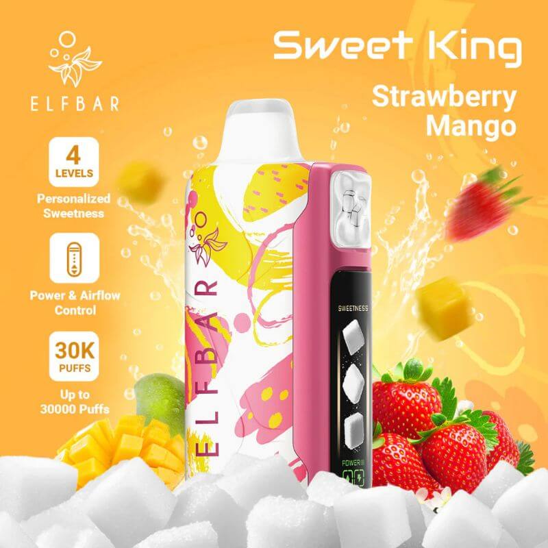 SGVape-ELFBAR-SWEET-KING-30K-STRAWBERRY-MANGO-SG-Vape-Party