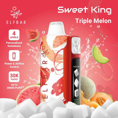 SGVape-ELFBAR-SWEET-KING-30K-TRIPLE-MELON-SG-Vape-Party