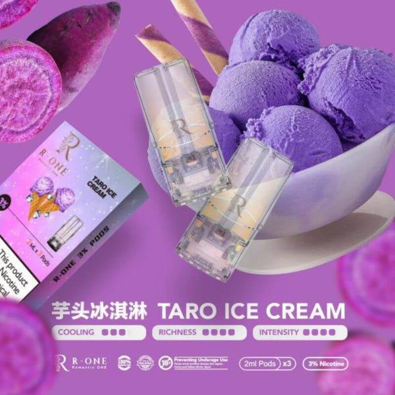 SGVape-R-ONE-PODS-TARO-ICE-CREAM-SG-Vape-SG-Party