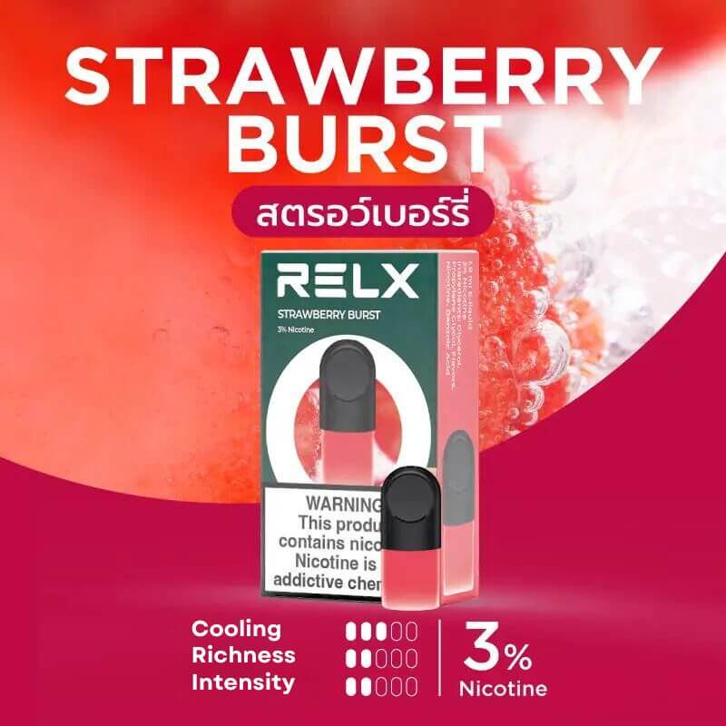 SGVape-RELX-Infinity-Pod-Strawberry-Burst-SG-Vape-Party