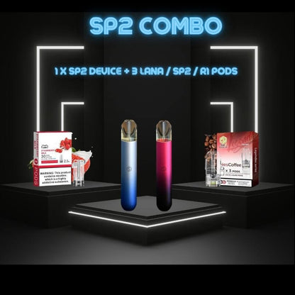 SGVape SP2 DEVICE, LANA POD AND SP2 POD