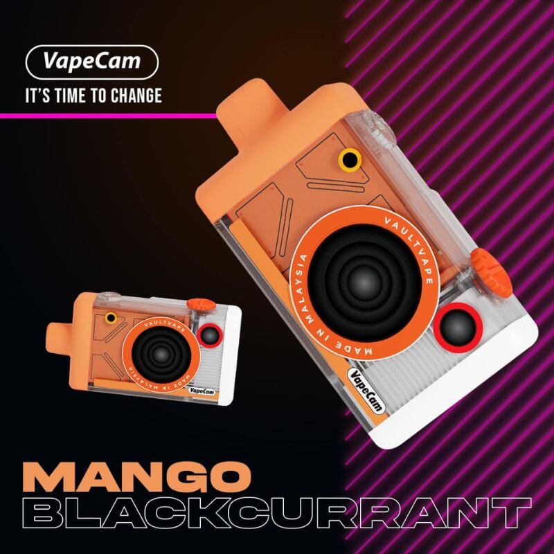 SGVape-VAPECAM 12000 MANGO BLACKCURRANT