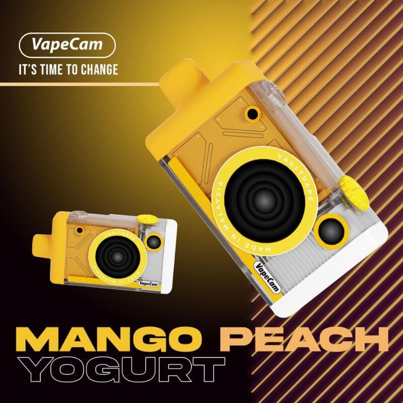 SGVape-VAPECAM 12000 MANGO PEACH YOGURT