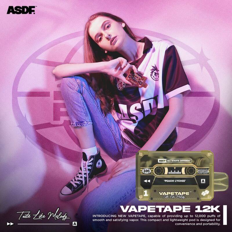 SGVape-VAPETAPE 12000 PEACH LYCHEE